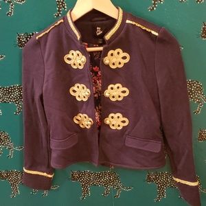 Adorable band leader style jacket. Girls 10-12.